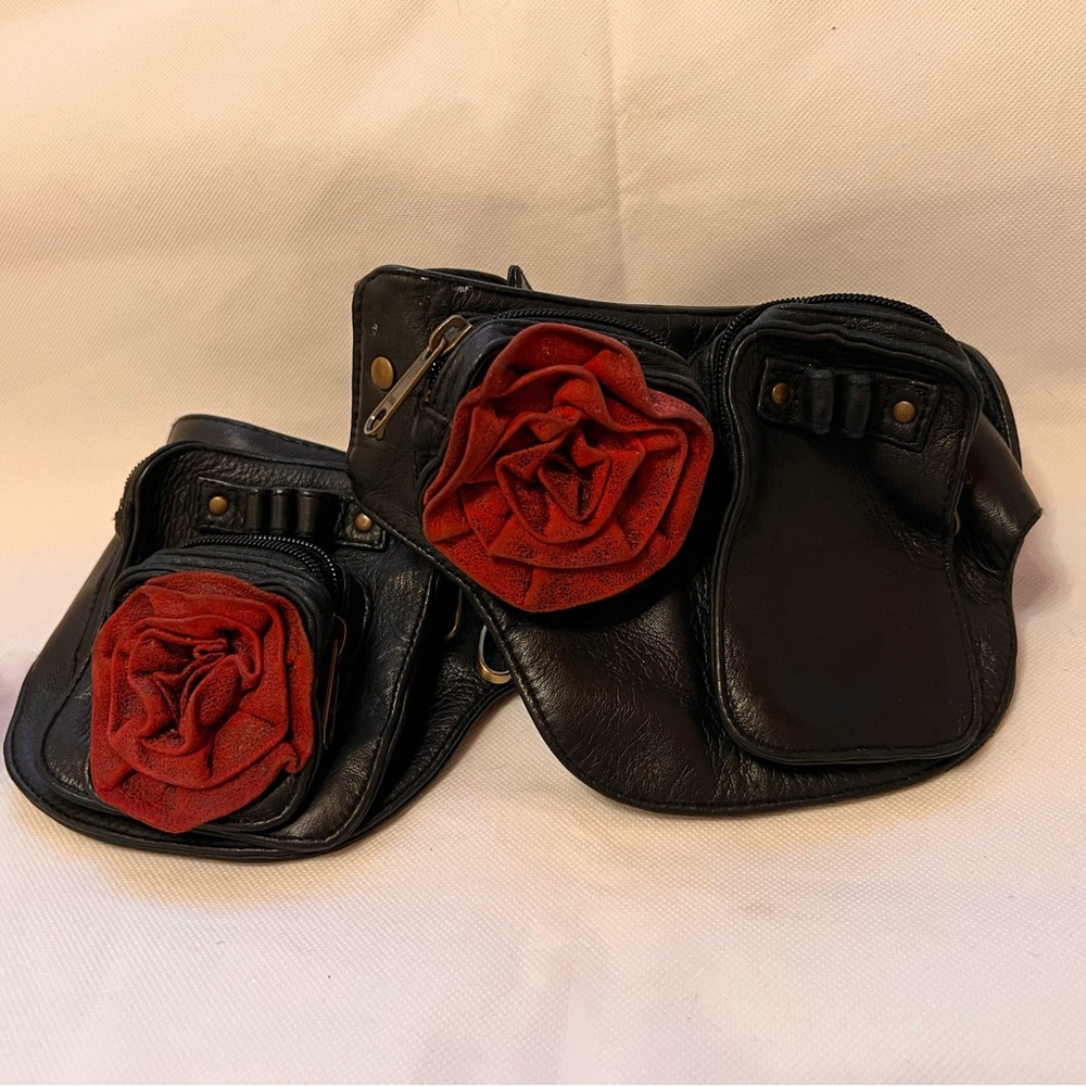 Wild Card Leather rider utility belt